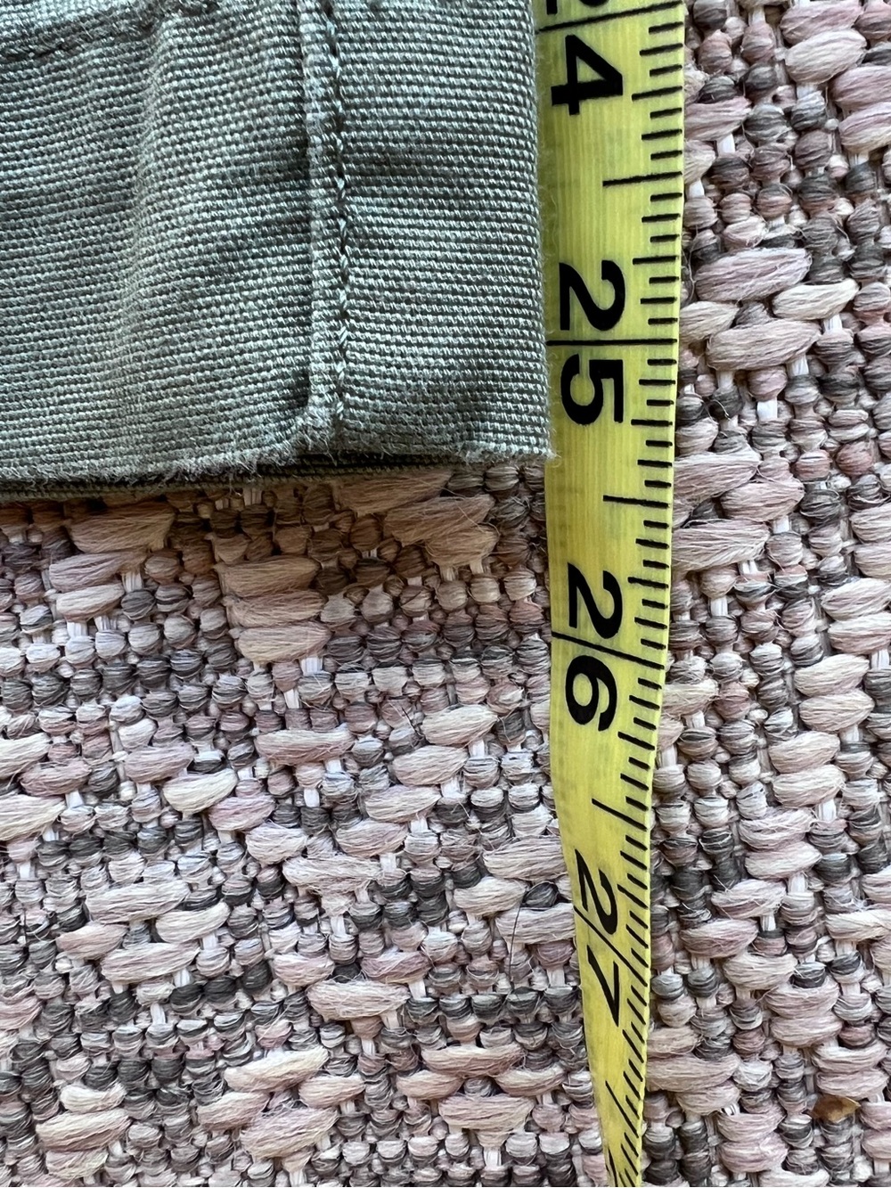 Patagonia Organic Cotton Utility Pants Olive Green Womens 4 Wide‎ Leg - Picture 3 of 7